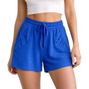 Zoe & Phoebe Nwt Size Small Blue Comfy Shorts